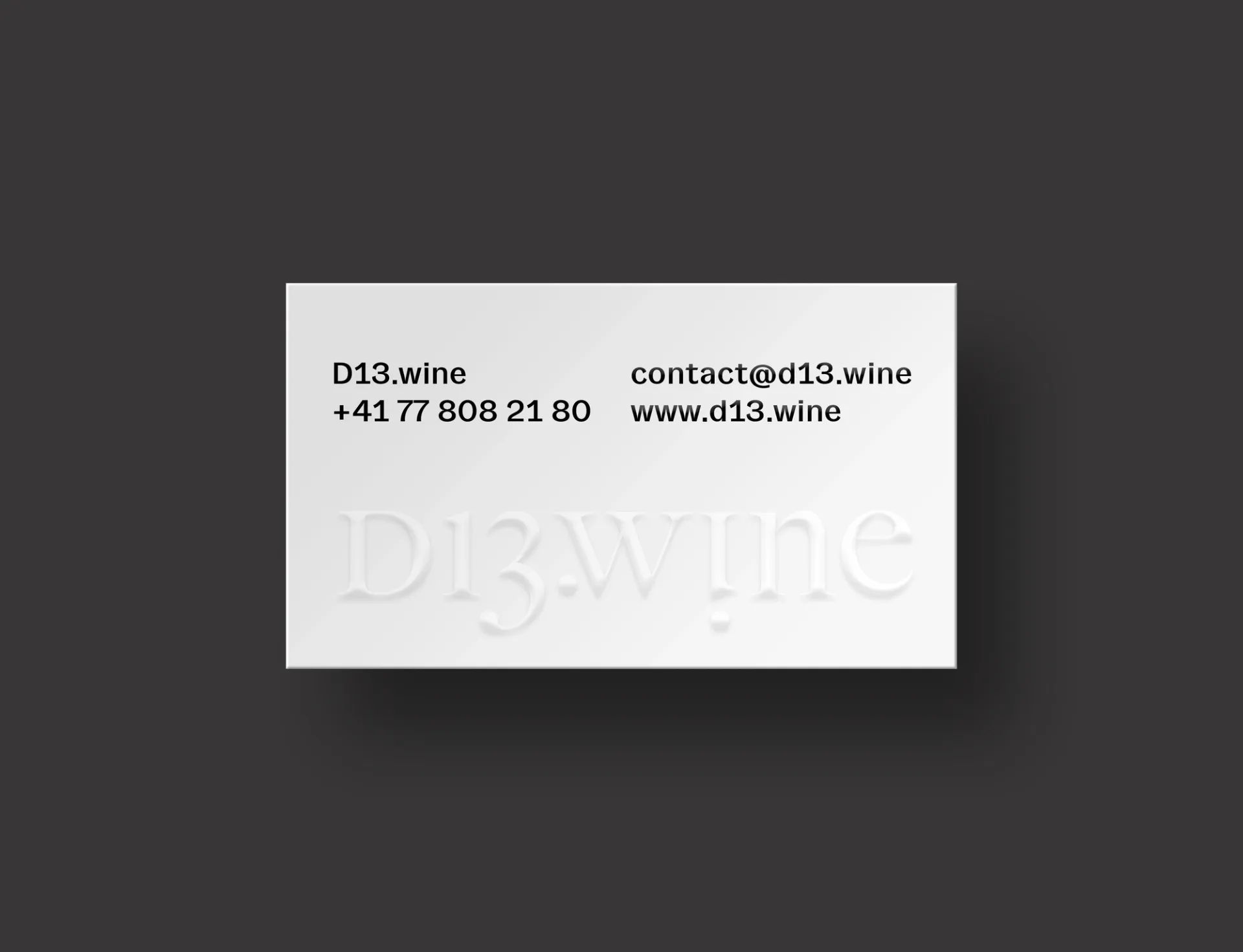 Изображение от проекта D.13 Wine — project image 3