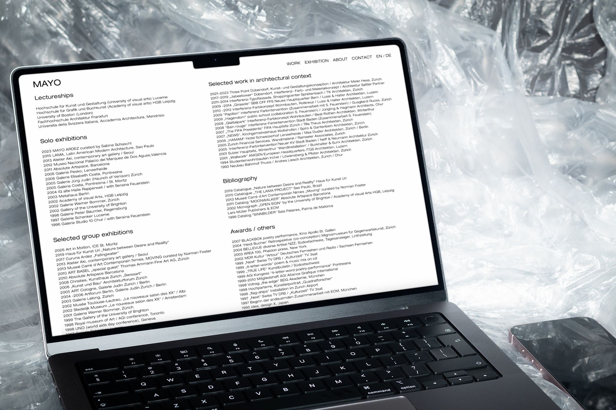 Visual from the Mayo Website project — project image 4