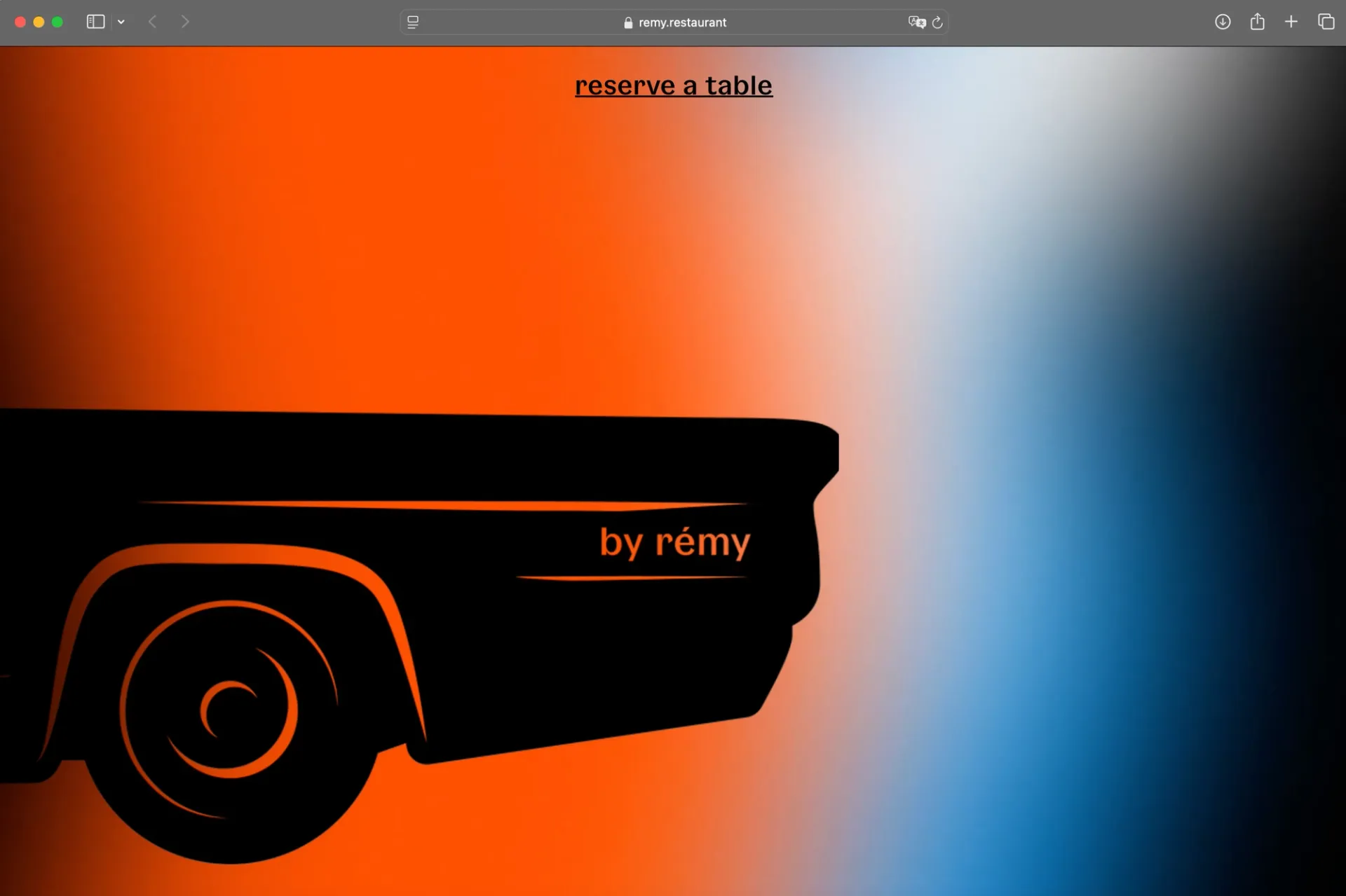 Изображение от проекта Cabrio Pop-Up Restaurant — project image 2