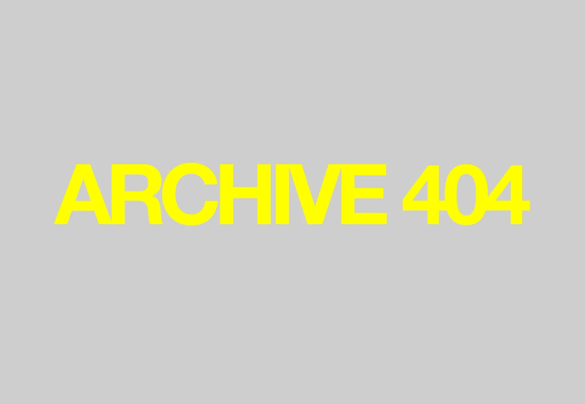 Go to project Archive 404