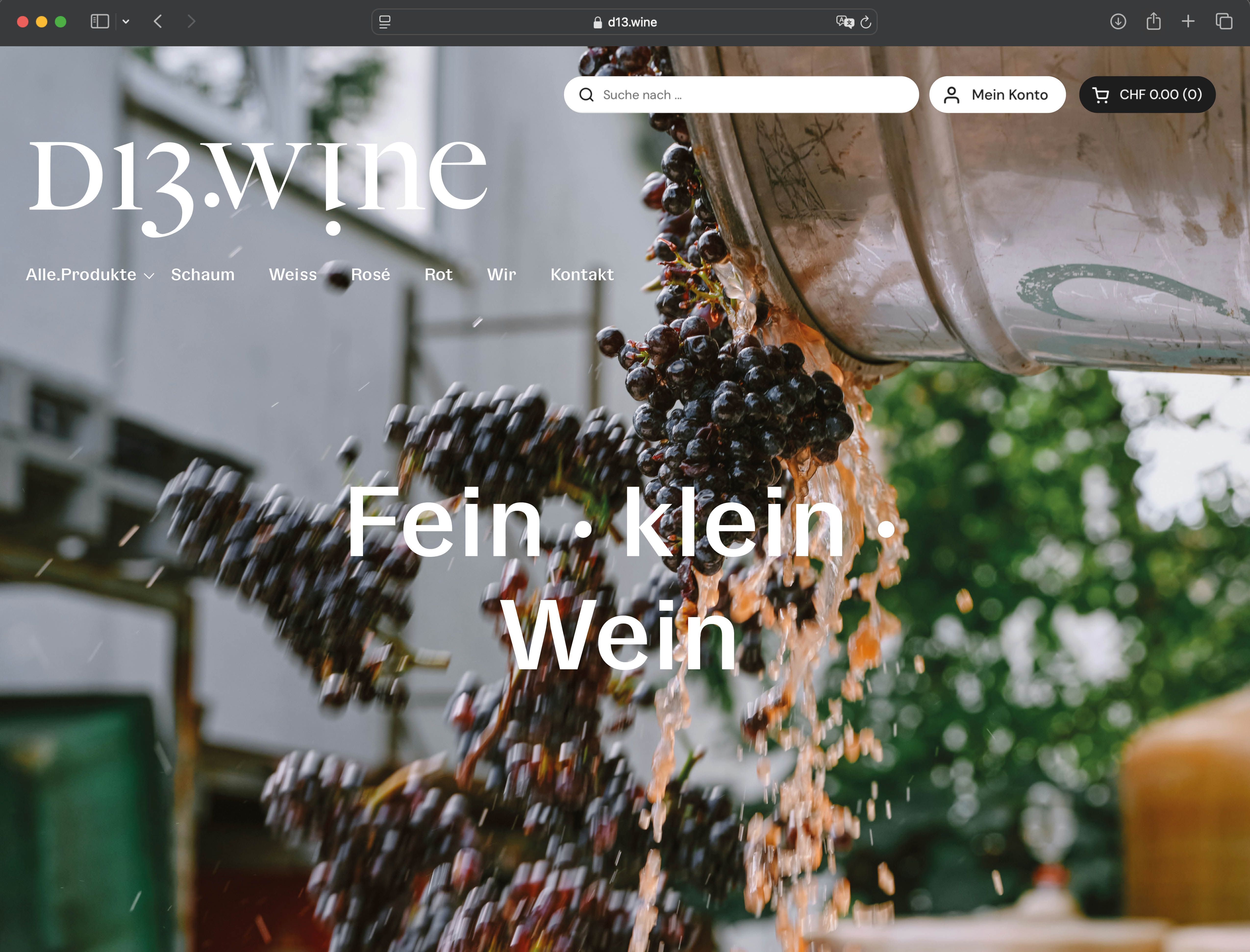 Visual from the D.13 Wine project — project image 1