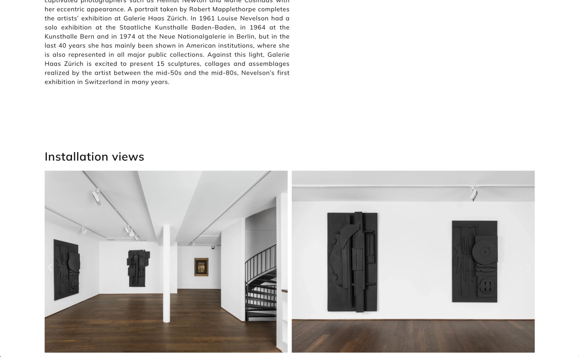 Visual aus dem Projekt Louise Nevelson — project image 4