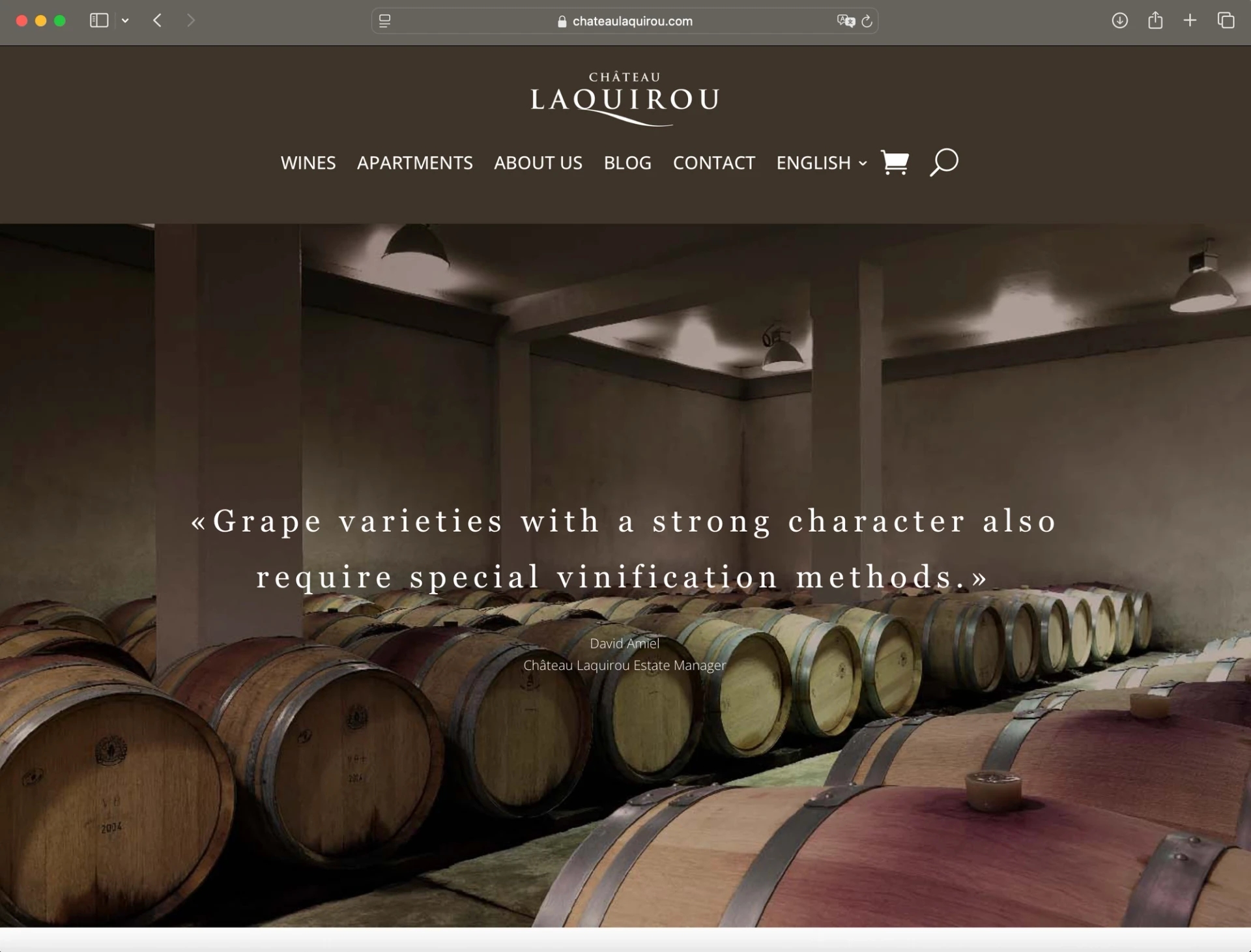 Visual aus dem Projekt Château Laquirou Winery — project image 11