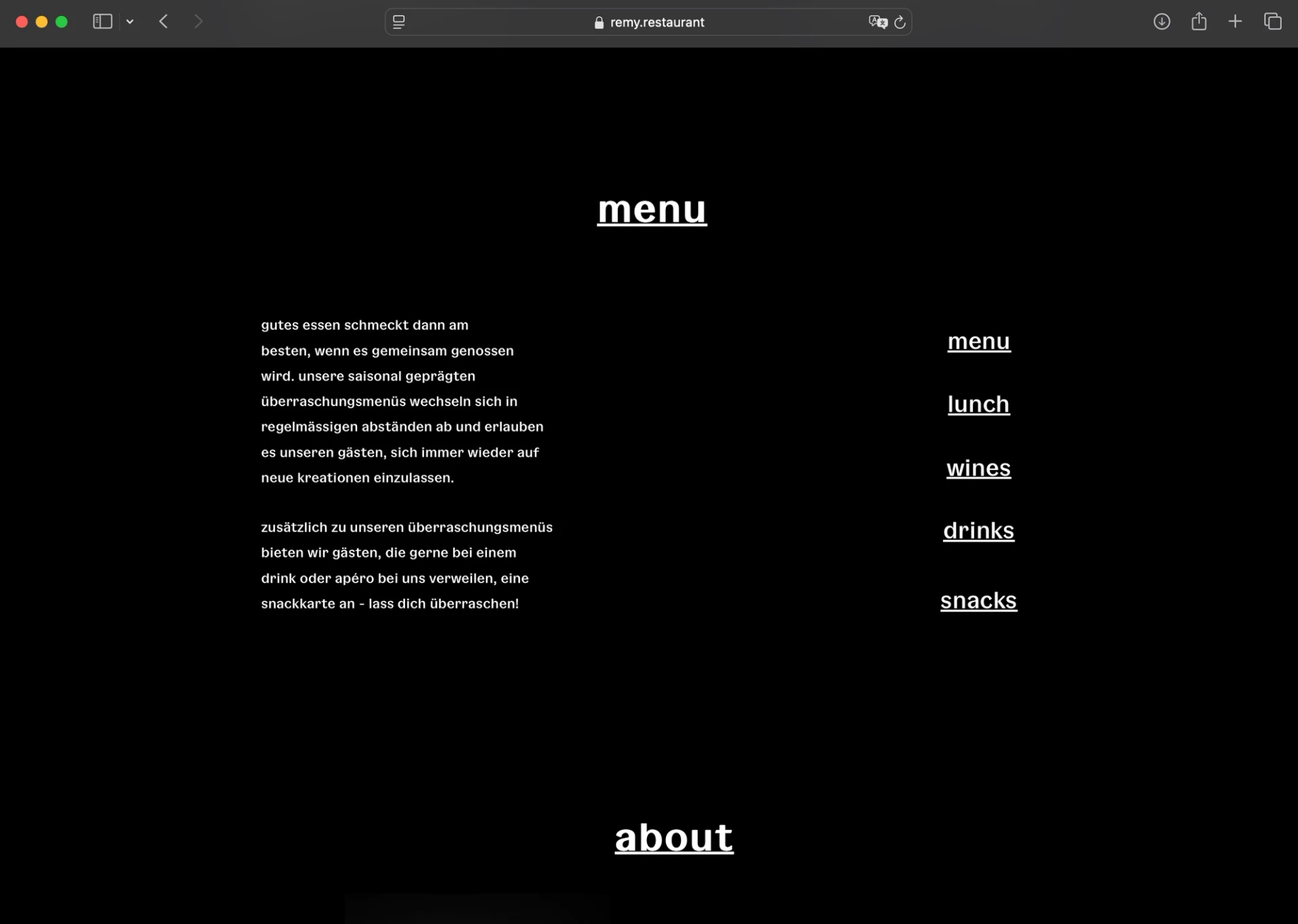 Visual aus dem Projekt Rémy Restaurant & Bar — project image 4