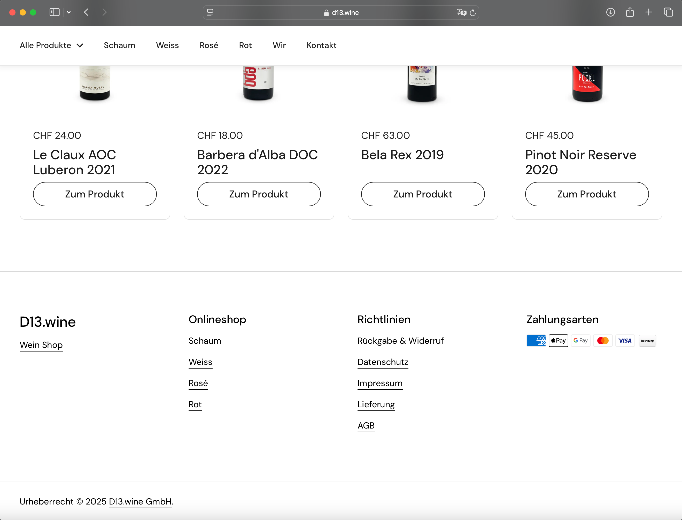 Visual from the D.13 Wine project — project image 6