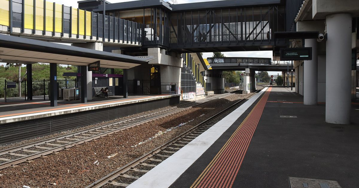 Smec Log Melbourne Airport Rail Stage 1 is underway at Sunshine, with the main ...