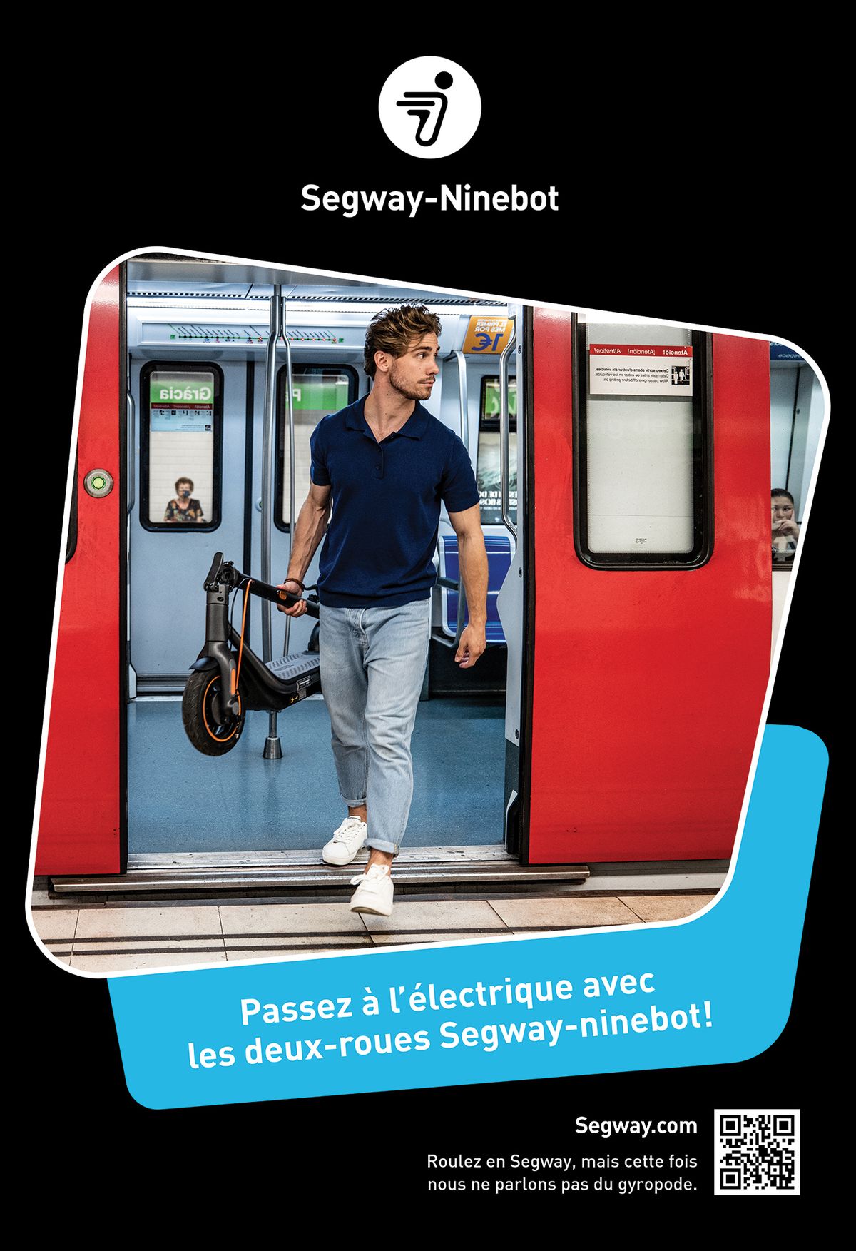 Segway affichage metro paris