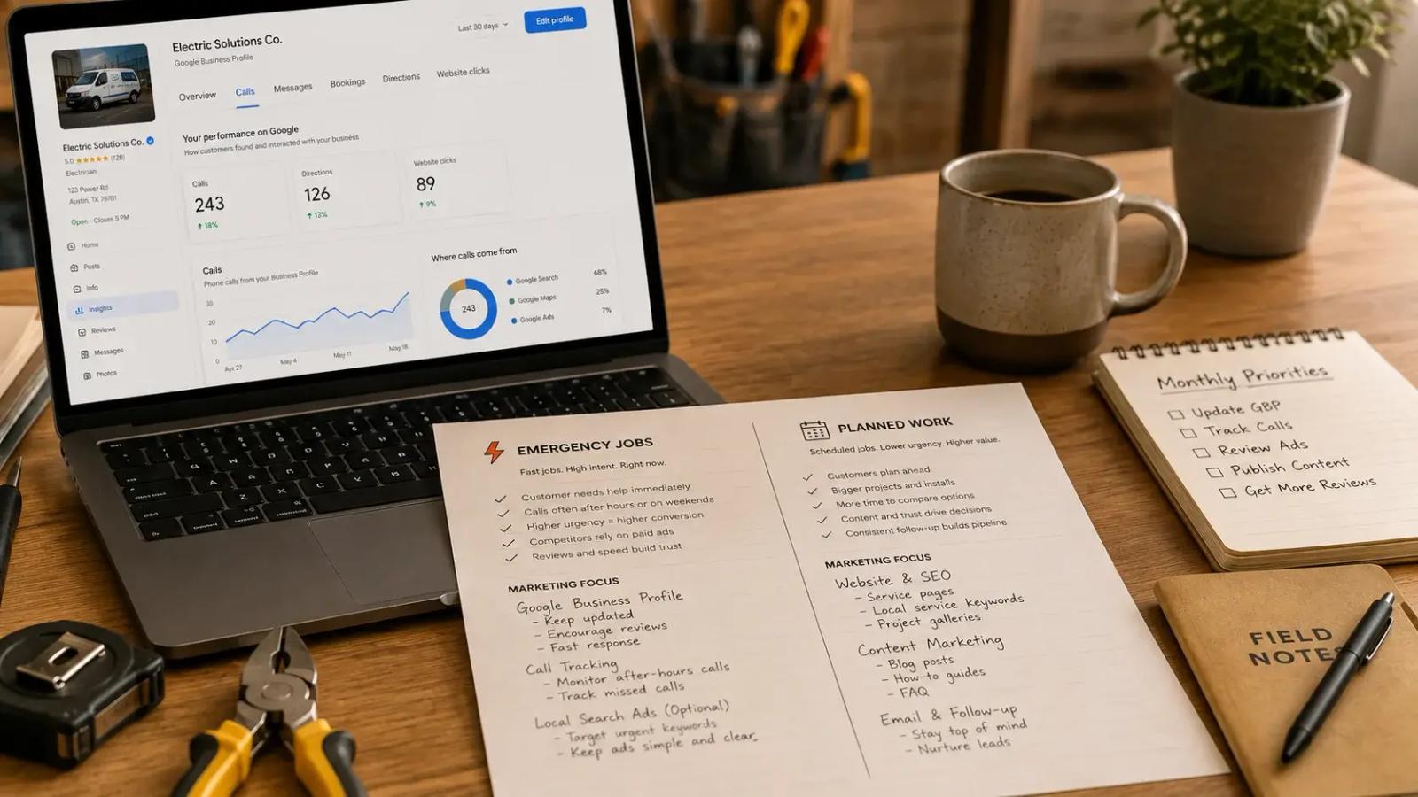 Electrician Marketing Guide: Emergency Calls vs. Planned Work