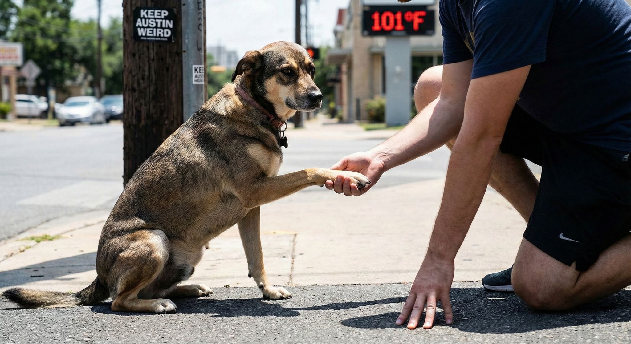 dog-paw-concrete-101-degrees
