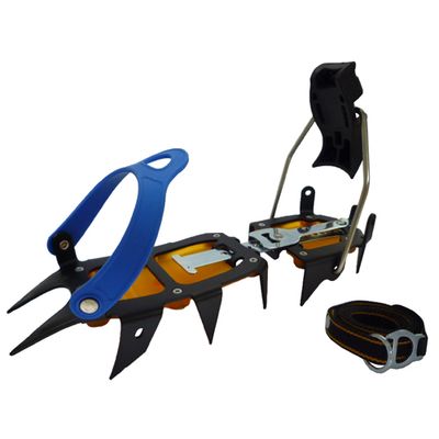 Crampon semi-automatique CRM-12-C en acier 12 pointes avec plaques antibottage, photo du produit
