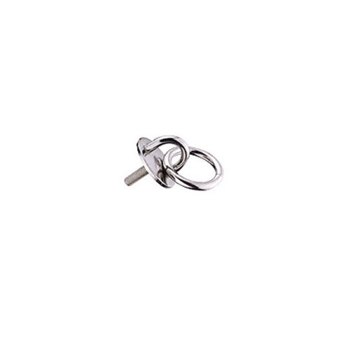 Placa con anilla SS8045 de acero inoxidable 304 con tornillo métrico, foto del producto