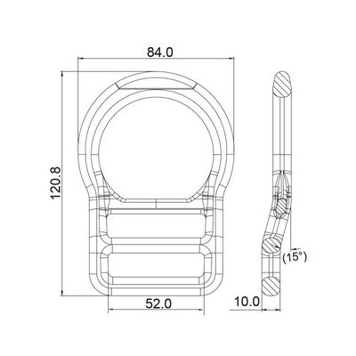 Disegno quotato dell'AD-243