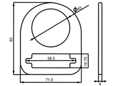 Plano de dimensiones de la MS-01
