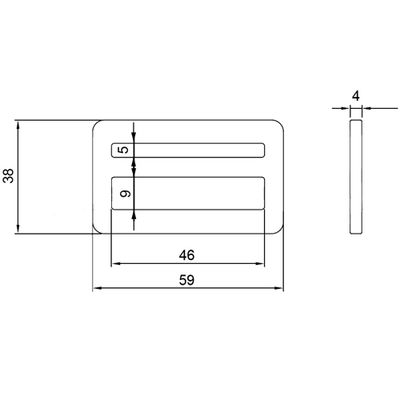 Plano de dimensiones de la A612