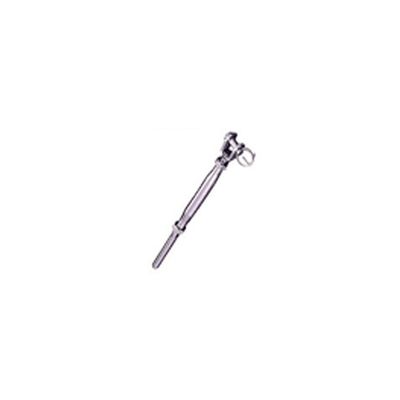 Tenditore a tubo SS4823 in acciaio inossidabile 316 con forcella e terminale, foto del prodotto