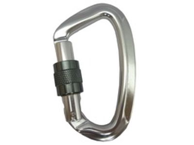Mousqueton à vis A11096KSG en aluminium à nez keylock