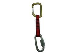 Expressschlinge 308WR-7350SQD mit Stahlkarabiner, roter Nylon-Bandschlinge und Schraubglied