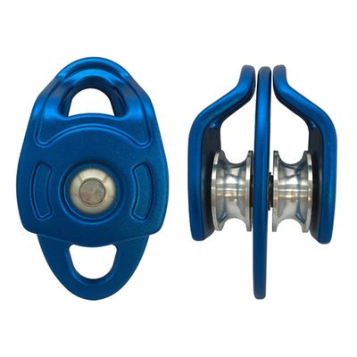 Warmgeschmiedete Seilrolle AP-085 aus Aluminiumlegierung, Vorder- und Seitenansicht