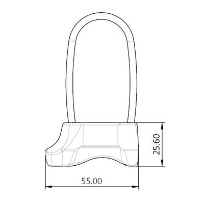 Sicherungsgerät AB-030, Maßzeichnung