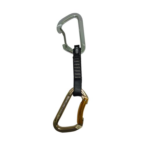 Expressschlinge A712QD mit zwei Aluminiumkarabinern und Nylon-Bandschlinge, Produktfoto