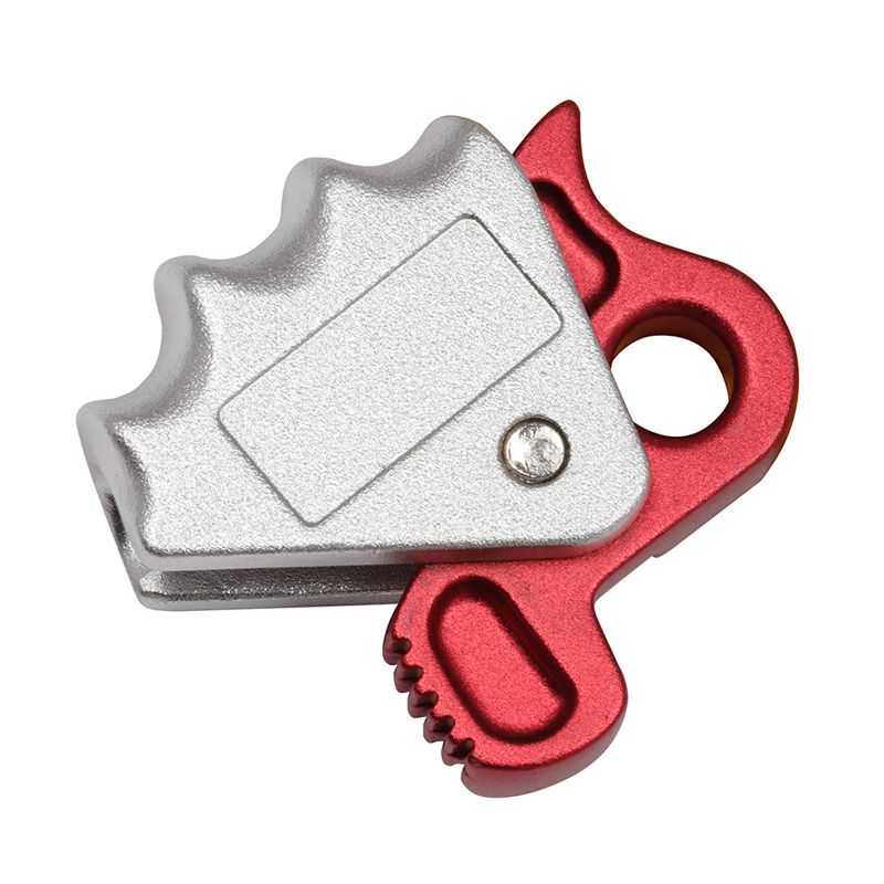 Mitlaufendes Auffanggerät AHY-632 aus eloxiertem Aluminium mit Öse