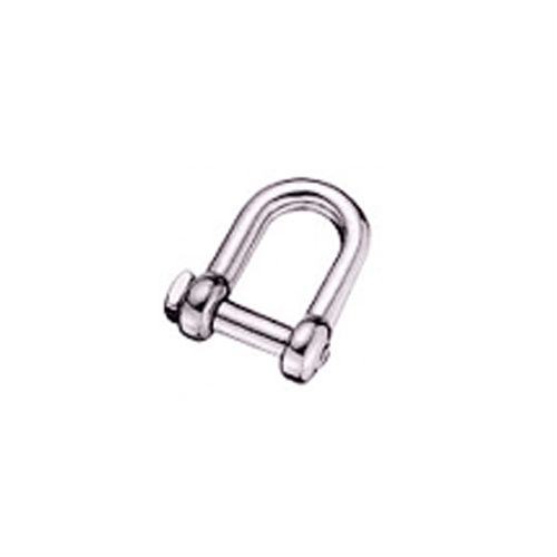 Manille droite SS913 en acier inoxydable 316 à axe à tête carrée, photo du produit