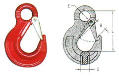 044A Grade 8 eye sling hook with latch