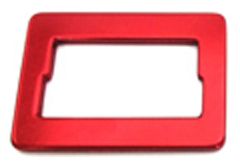 Hebilla de conexión rápida A500 de aluminio anodizado rojo