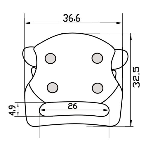 A825-25 Quick Release Buckle