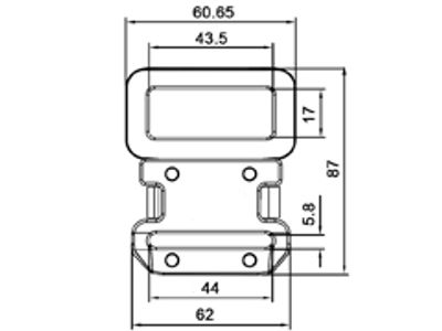 Disegno quotato dell'A832
