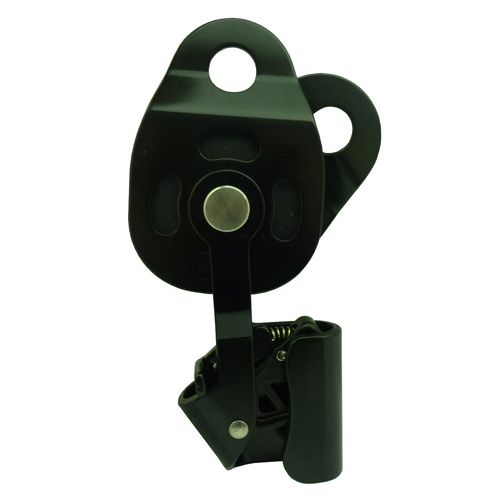 Seilrolle AADP-021 aus Aluminium mit integrierter Seilklemme