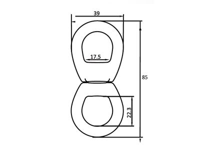 A019 swivel dimension drawing