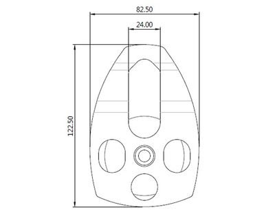 Plan coté de la poulie AP-081