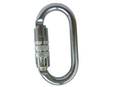 Twist-Lock-Karabiner 2442KTL aus verzinktem Stahl