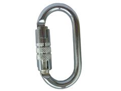 Twist-Lock-Karabiner 2442KTL aus verzinktem Stahl
