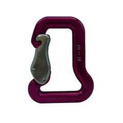 A777 purple anodised aluminium alloy parachute connector