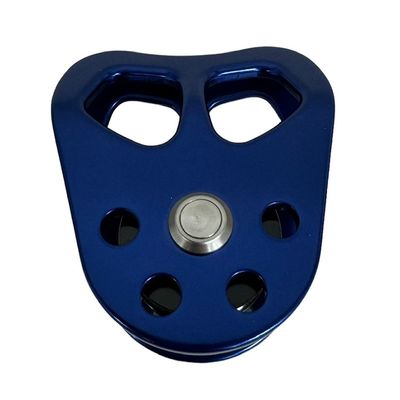 Blau eloxierte Seilrolle AP-043 aus Aluminium