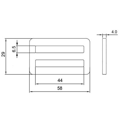 Plano de dimensiones de la A613