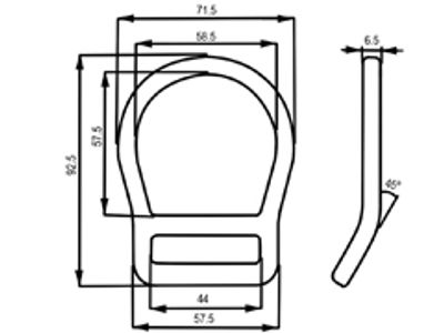 Plano de dimensiones de la MS-239
