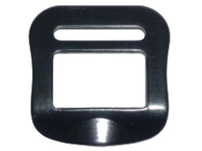Boucle à retour de sangle AR026-1 en aluminium noir