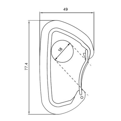 Plano de dimensiones del A004WR
