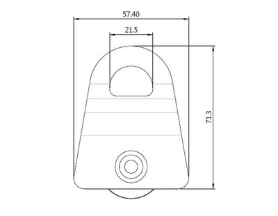 AP-041 pulley dimension drawing