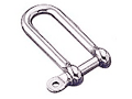 Langer D-Schäkel SS9101 aus Edelstahl 316, Produktfoto