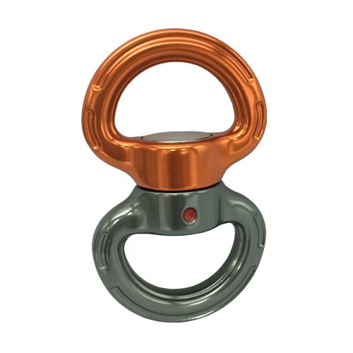 A017 aluminium alloy swivel with bearing and D-shaped eyes
