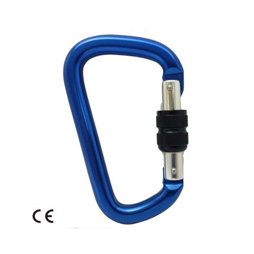 Karabiner A2448SG aus Aluminium mit Schraubverschluss, Produktfoto