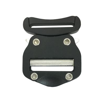 Hebilla A3190 de aluminio forjado, acabado negro