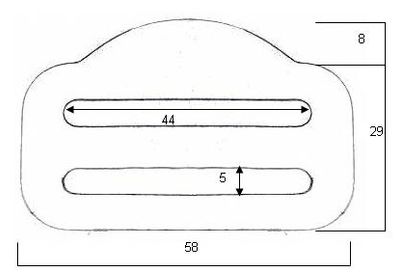 Plano de dimensiones de la MS-03