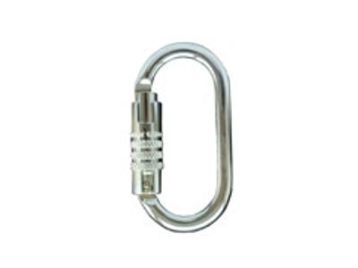 Triple-Lock-Karabiner 2442KTL-3 aus verzinktem Stahl