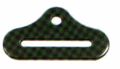 Placa triangular para cinta PA-004 de acero inoxidable