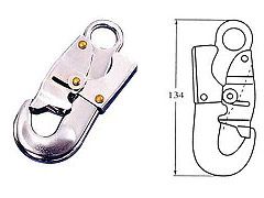 312 drop-forged chrome-plated compression snap hook